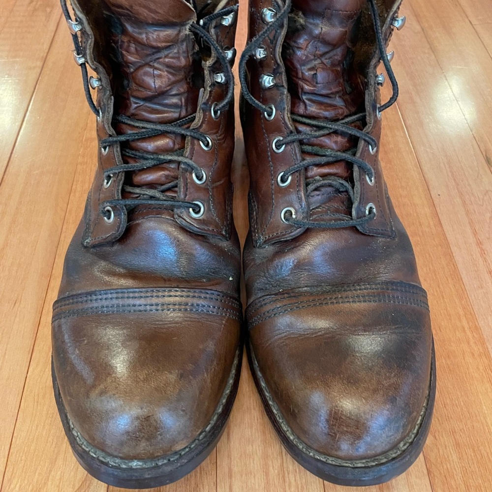 Red Wings Iron Ranger 8111 Men’s 6” Brown Leather Size 10.5 Vintage